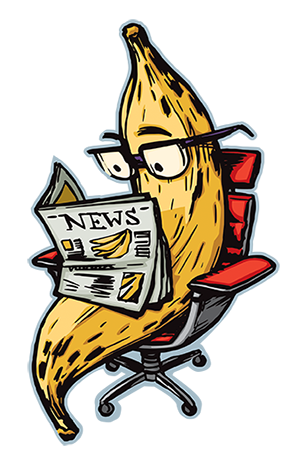Illustration: News-reading Banana