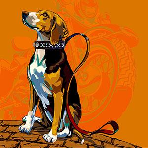 Illustration: Harley Dog