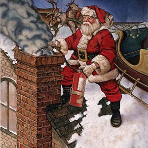 Illustration: Santa lends a hand