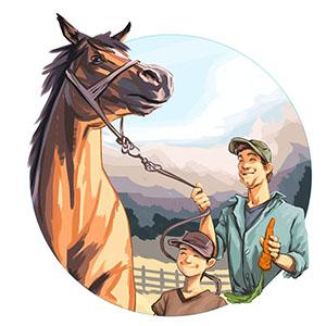 Illustration: God is like my stepdad